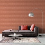 Ταπετσαρία Τοίχου 0.53x8.5m A.S. Création Retro Chic «Graphics, Orange, Pink, Red» 395385