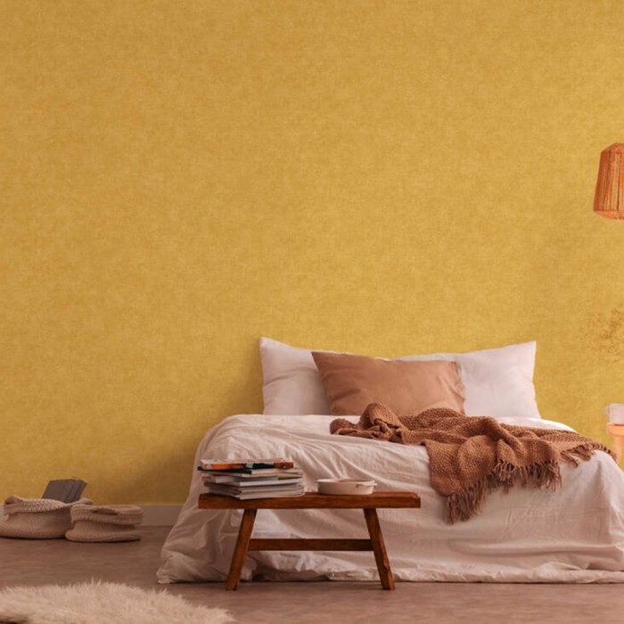 Ταπετσαρία Τοίχου Styleguide Colours 2024 A.S. Création by «Livingwalls» «Uni, Yellow» 367213