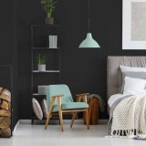 Ταπετσαρία Τοίχου 0.53x10.05m A.S. Création by «Livingwalls» Styleguide Colours 2024 «Uni, Black» 369322