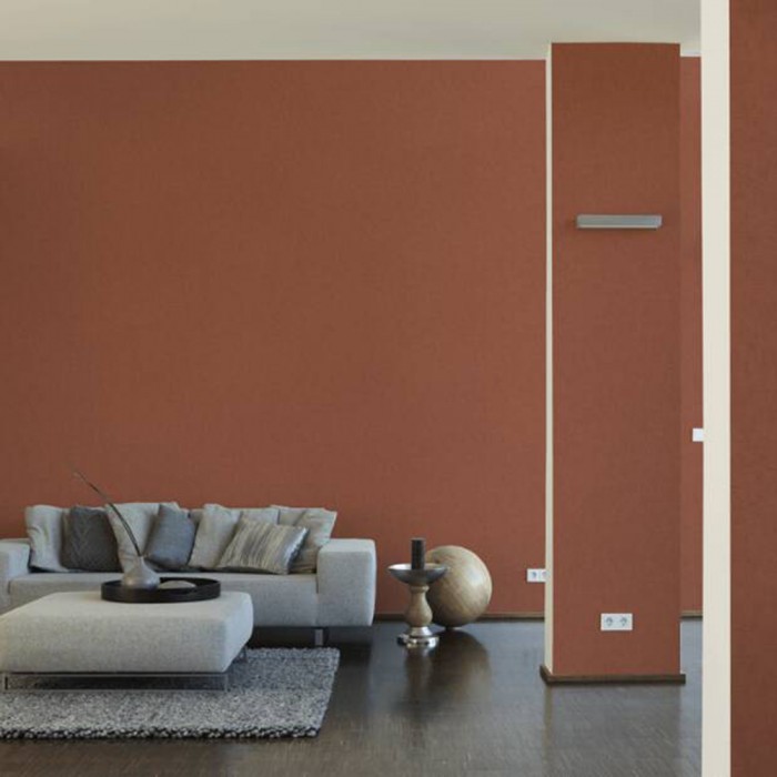 Ταπετσαρία Τοίχου 0.53x10.05m A.S. Création by «Private Walls» Styleguide Colours 2024 «Uni, Orange» 375367