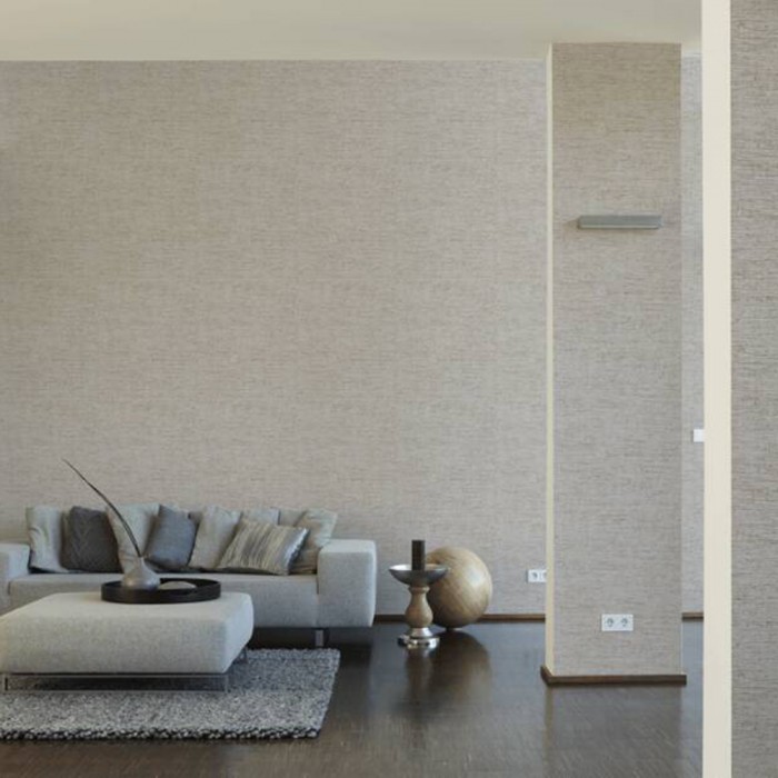 Ταπετσαρία Τοίχου 0.53x10.05m A.S. Création by «Livingwalls» Styleguide Colours 2024 «Uni, Beige, Grey, Metallic» 378572