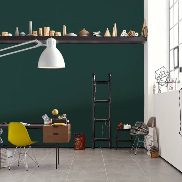 Ταπετσαρία Τοίχου 0.53x10.05m A.S. Création by «Livingwalls» Styleguide Colours 2024 «Uni, Green» 379533