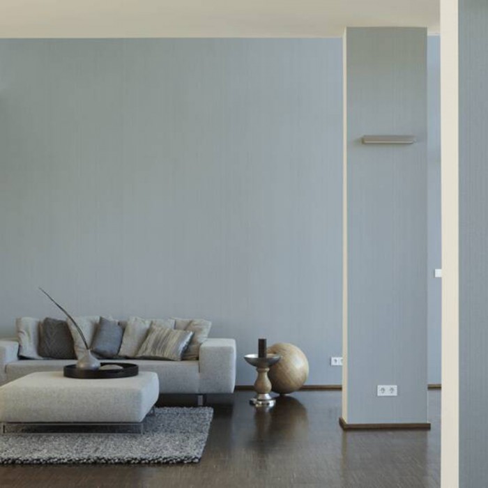 Ταπετσαρία Τοίχου 0.53x10.05m A.S. Création by «Livingwalls» Styleguide Colours 2024 «Uni, Grey» 380985