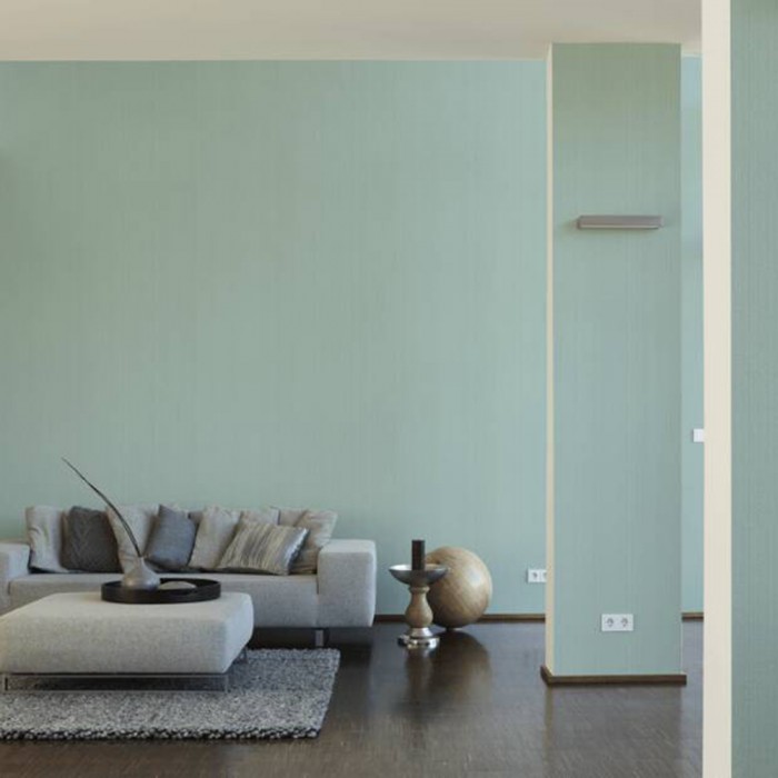 Ταπετσαρία Τοίχου 0.53x10.05m A.S. Création by «Livingwalls» Styleguide Colours 2024 «Uni, Green» 380986