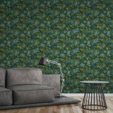 Ταπετσαρία Τοίχου 0.53x10.05m A.S. Création by «Livingwalls» Styleguide Jung 2024 «Jungle, Blue, Green» 372803