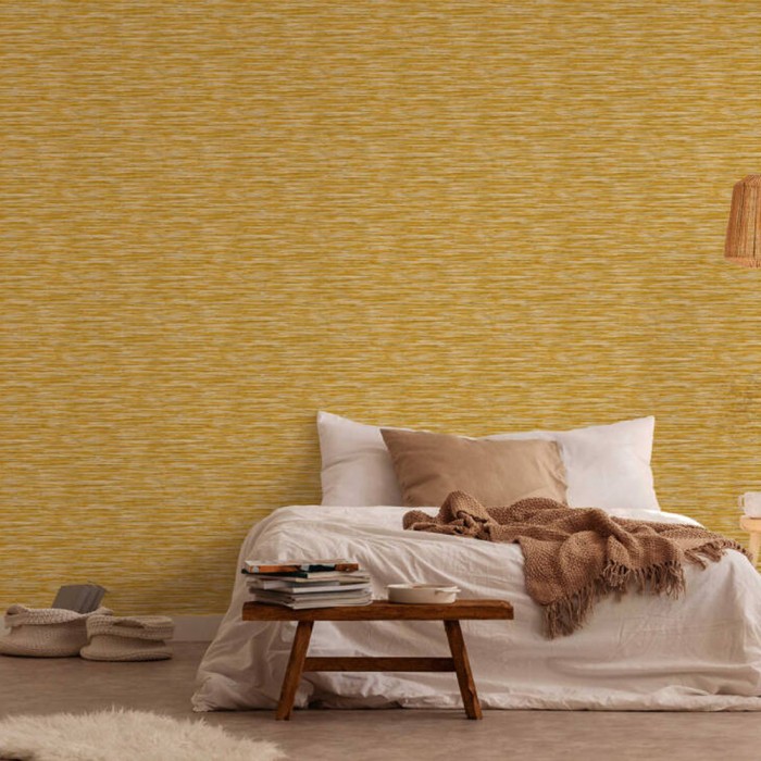 Ταπετσαρία Τοίχου 0.53x10.05m A.S. Création by «Livingwalls» Styleguide Jung 2024 «Uni, Yellow» 375252