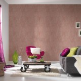 Ταπετσαρία Τοίχου 0.53x10.05m A.S. Création by «Livingwalls» Styleguide Jung 2024 «Uni, Metallic, Pink» 380442