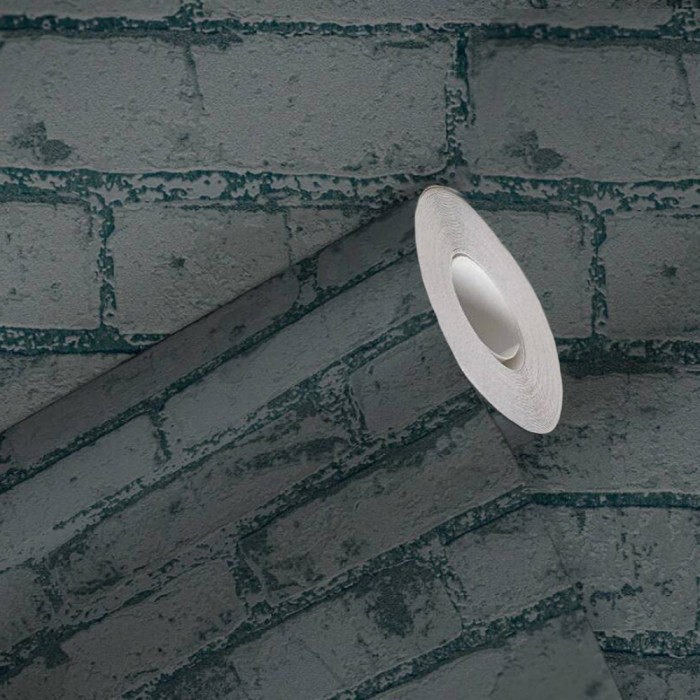 Ταπετσαρία Τοίχου 0.53x10.05m A.S. Création by «Livingwalls» Styleguide Jung 2024 «Stone, Black, Metallic» 907882