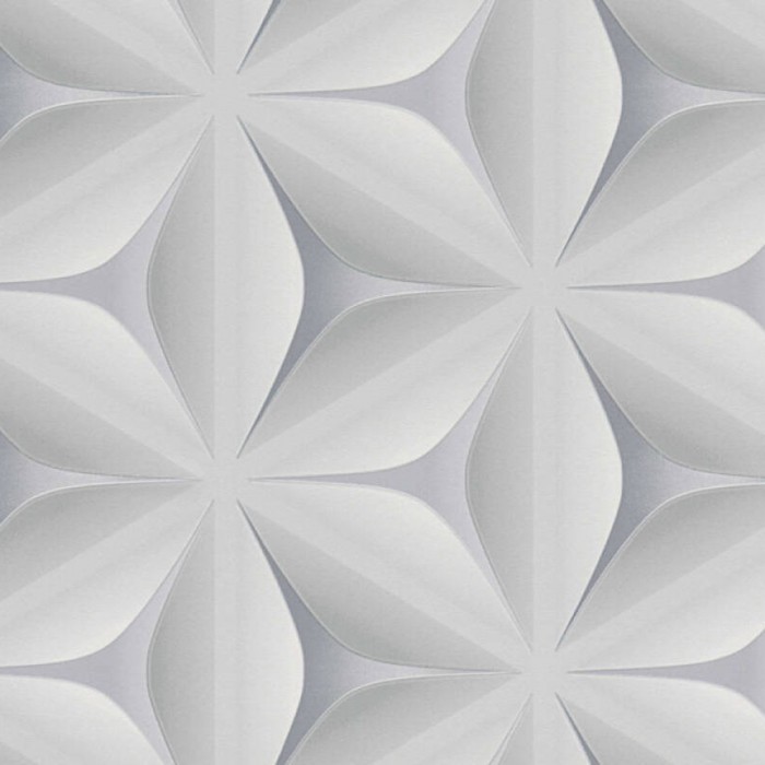 Ταπετσαρία Τοίχου 0.53x10.05m A.S. Création by «Livingwalls» Styleguide Jung 2024 «Graphics, Floral, 3D, Grey» 960421