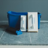 Σετ πλύσης πλακιδίων με κουβά 20l, Roller, στοκαδόρο και σφουγγάρι Kubala Tiling set 9901