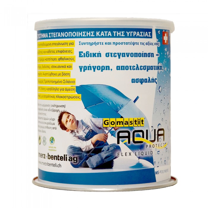 Πολυμερή Σφραγιστικό 1.13kg Γκρι Gomastit Aqua Protect Flex Liquid 55AP000047