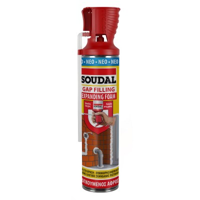 Αφρός Πολυουρεθάνης PU Χειρός 600ml Soudal Genius