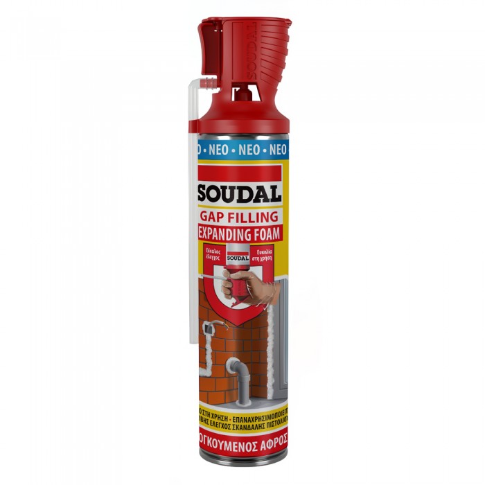 Αφρός Πολυουρεθάνης PU Χειρός 600ml Soudal Genius