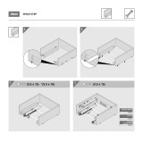 Σύστημα εκμετάλλευσης μπάζας Blum SPACE STEP με βάθος 41cm σε χρώμα Orion grey matt Z95.4100