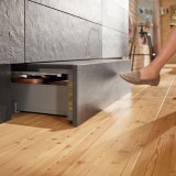 Σύστημα εκμετάλλευσης μπάζας Blum SPACE STEP με βάθος 41cm σε χρώμα Orion grey matt Z95.4100