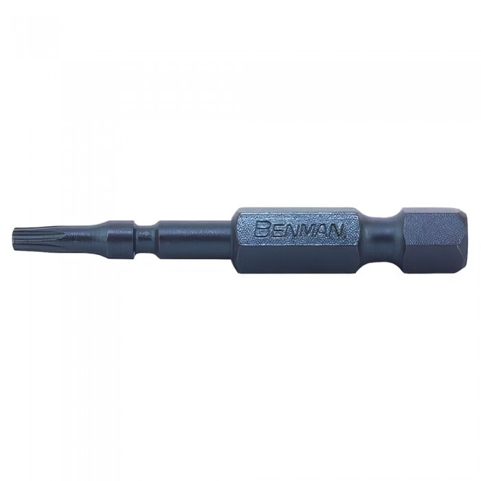 Μύτη Κατσαβιδιού Torx Mήκους L.50mm με Καρέ 1/4" Μέγεθος T10 Benman