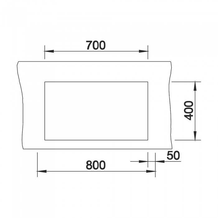 Υποκαθήμενος Ανοξείδωτος Νεροχύτης 74x44cm BLANCO σειρά ZEROX 700 U Dark Steel 526244