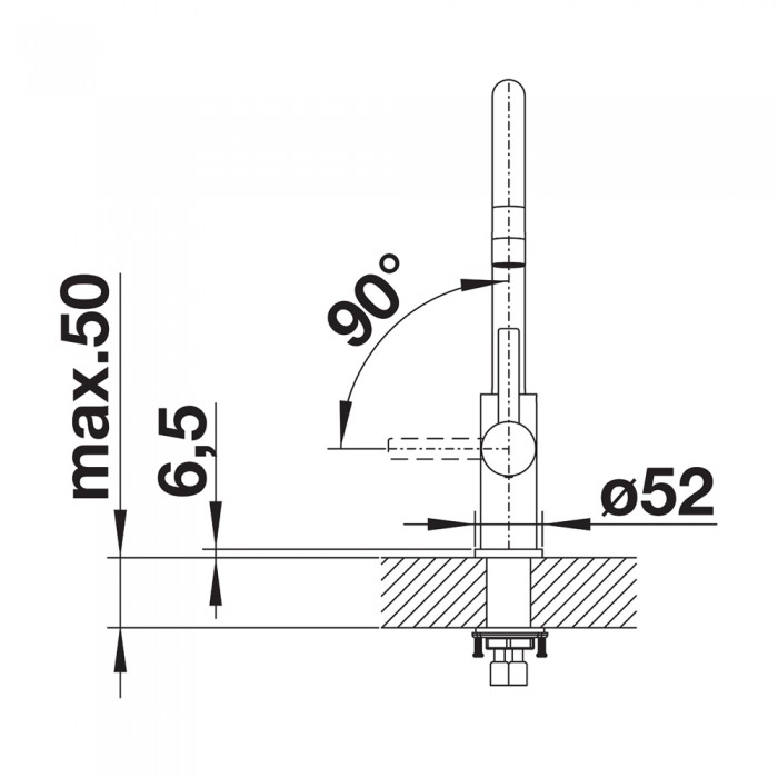 Μπαταρία Κουζίνας BLANCO σειρά CANDOR Stainless Steel 523120