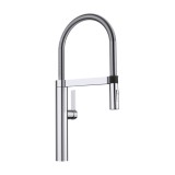 Μπαταρία Κουζίνας με Ντουζ BLANCO σειρά CULINA-S Chrome 517597