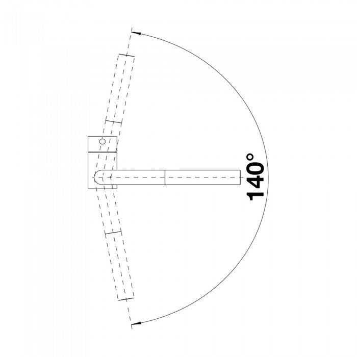 Μπαταρία Κουζίνας με Ντουζ BLANCO σειρά LINUS-S VARIO Chrome 518406