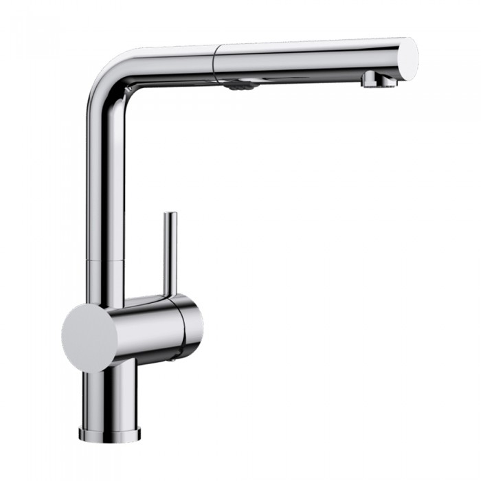 Μπαταρία Κουζίνας με Ντουζ BLANCO σειρά LINUS-S VARIO Chrome 518406