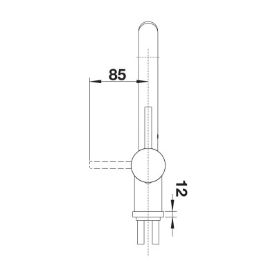 Μπαταρία Κουζίνας Σπαστή με Ντουζ BLANCO σειρά LINUS-S-F Chrome 514023