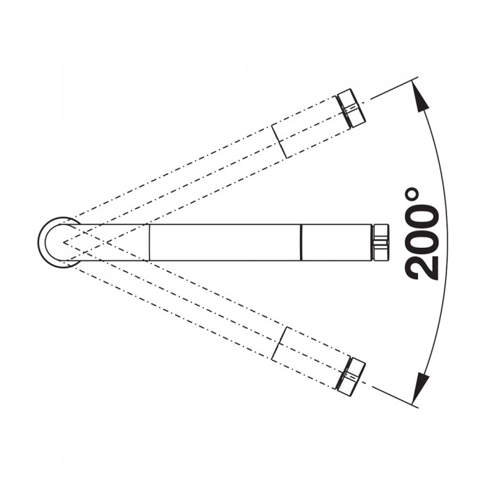 Μπαταρία Κουζίνας BLANCO σειρά VONDA Chrome 518434