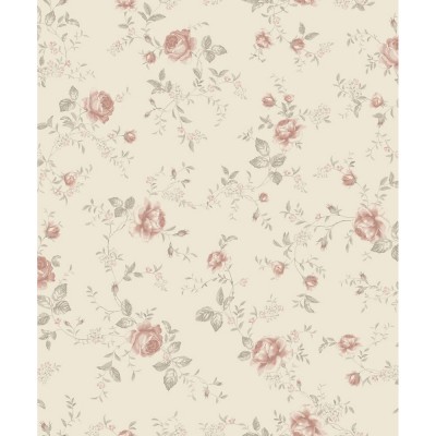 Ταπετσαρία Τοίχου 0.53x10.05m BORASTAPETER NEWBIE Rose Garden Beige 6929