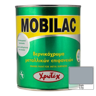 Βερνικόχρωμα μεταλλικών επιφανειών 750ml CHROTEX MOBILAC 173 ΓΚΡΙ