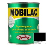 Βερνικόχρωμα μεταλλικών επιφανειών 750ml CHROTEX MOBILAC 9259 Σατινέ Μαύρο