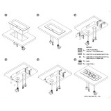 Πρίζα Γραφείου 120x265mm Ασημί με 2 Πρίζες Σούκο - HDMI - RJ45 - USB A - USB C Emuca 5039925