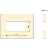 Πρίζα Γραφείου 120x265mm Ασημί με 2 Πρίζες Σούκο - HDMI - RJ45 - USB A - USB C Emuca 5039925