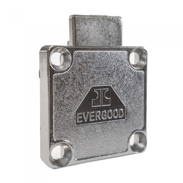 Κλειδαριά Επίπλου EVERGOOD Model 136 με Διάμετρο Κυλίνδρου 16.5mm και Μήκος Κυλίνδρου 22mm (D16.5 x L22) σε χρώμα Χρώμιο