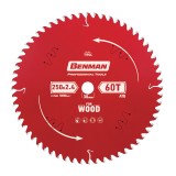 Πριονόδισκος για Δισκοπρίονο 250x2.4mm/30mm, 60T Benman Expert Wood 71906