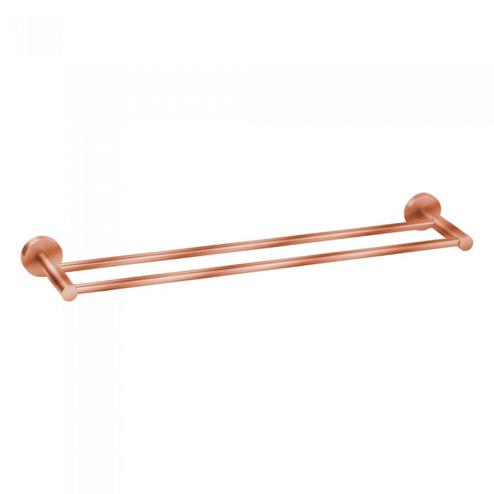 Διπλή Πετσετοθήκη 60cm Bronze Art σειρά Inox304 4230-51 Copper Mat