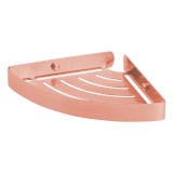 Σπογγοθήκη επίτοιχη γωνιακή Bronze Art σειρά Vertigo 16H9-R1 Rose Gold Mat