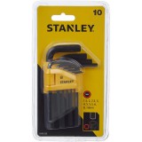 Σετ Κλειδιά Άλλεν Εξάγωνα σε Σχήμα L STANLEY 1.5-10mm 10τμχ 0-69-253