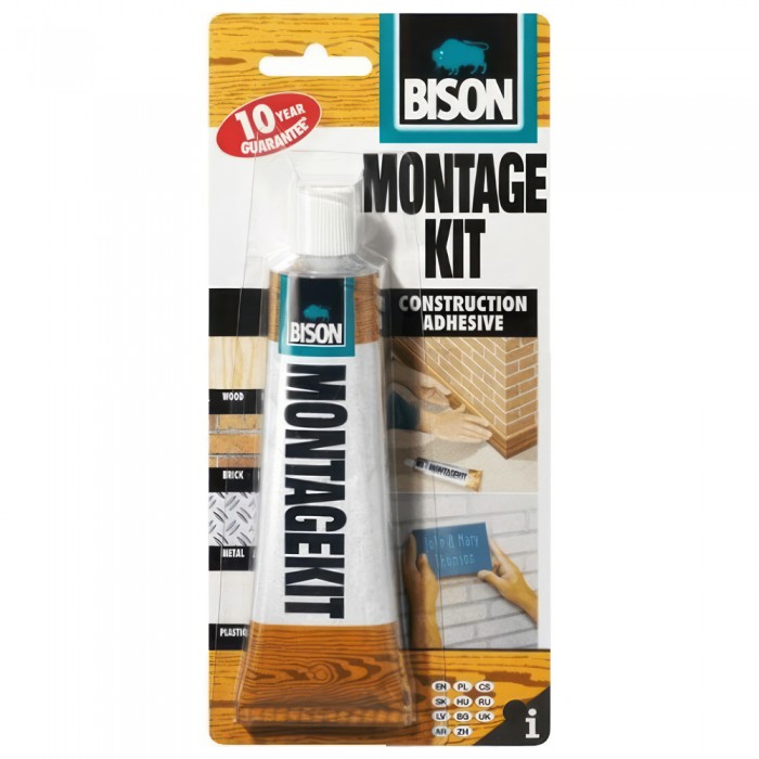 Κόλλα Κατασκευαστική 125gr Bison Montage Kit