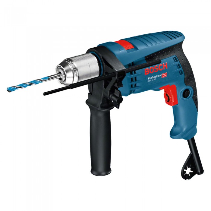 Κρουστικό Δράπανο 1ας Ταχύτητας 600W Bosch GSB 13 RE Professional