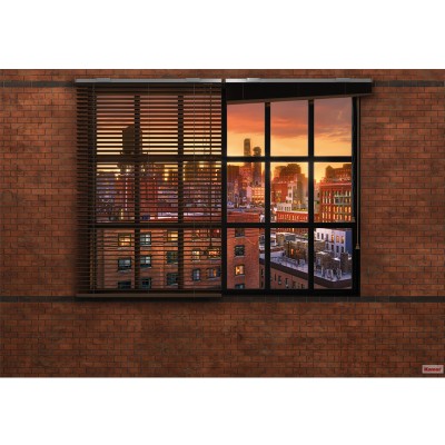 Φωτοταπετσαρία τοίχου Komar 8-882 Brooklyn Brick 3.68 cm x  2.54 cm