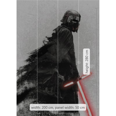 Φωτοταπετσαρία Τοίχου KOMAR "Star Wars Kylo Vader Shadow" σειρά "DISNEY MARVEL" 200x280cm DX4-074