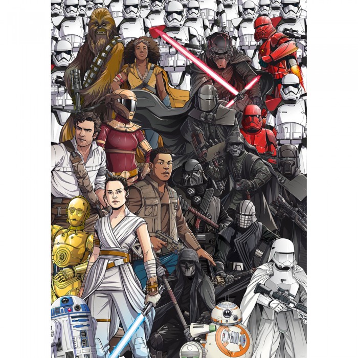 Φωτοταπετσαρία Τοίχου KOMAR "Star Wars Retro Cartoon" σειρά "DISNEY MARVEL" 200x280cm DX4-075