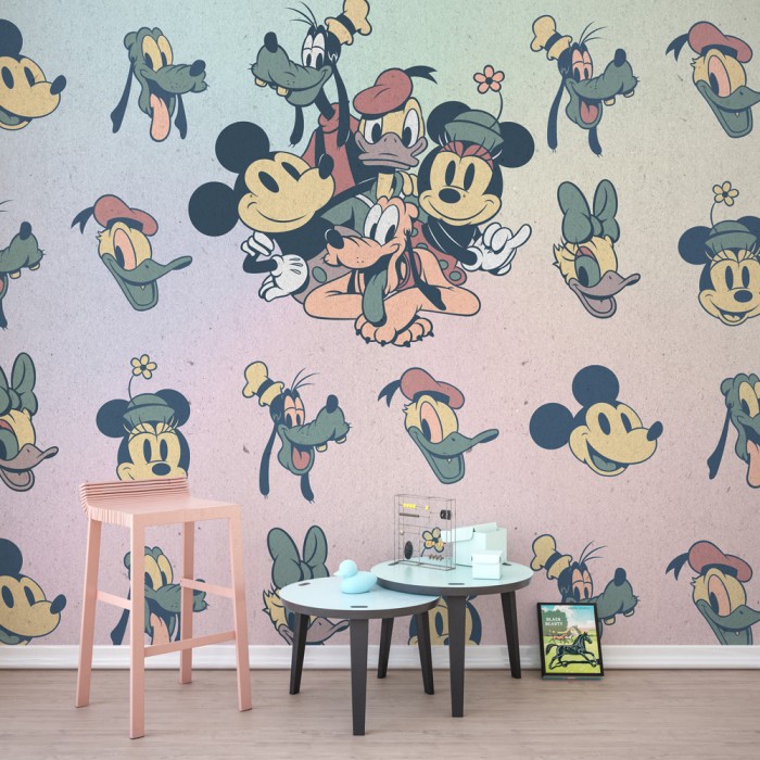 Φωτοταπετσαρία Τοίχου KOMAR "Mickey Fab5" σειρά "DISNEY MARVEL" 300x280cm DX6-023