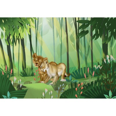 Φωτοταπετσαρία Τοίχου KOMAR "Lion King Love" σειρά "DISNEY MARVEL" 400x280cm DX8-029