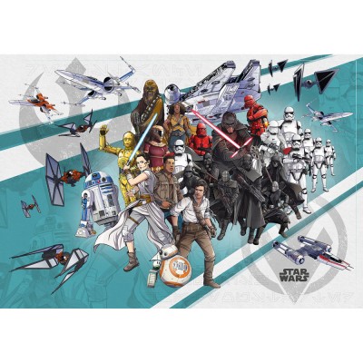 Φωτοταπετσαρία Τοίχου KOMAR "Star Wars Cartoon Collage Wide" σειρά "DISNEY MARVEL" 400x280cm DX8-073