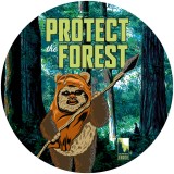 Αυτοκόλλητη Φωτοταπετσαρία Τοίχου KOMAR "Star Wars Protect the Forest" σειρά "DOTS" Ø125cm DD1-015