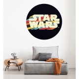 Αυτοκόλλητη Φωτοταπετσαρία Τοίχου KOMAR "Star Wars Typeface" σειρά "DOTS" Ø125cm DD1-030