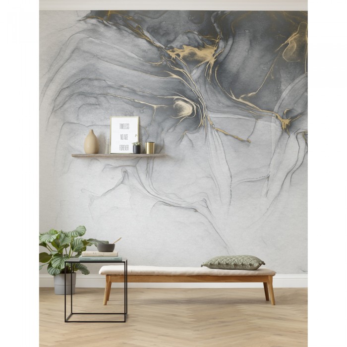 Φωτοταπετσαρία Τοίχου KOMAR "Ink Gold Flow" σειρά "ΙΝΚ" 300x280cm INX6-022