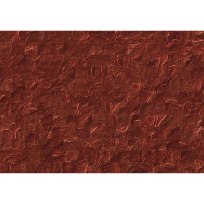 Φωτοταπετσαρία Τοίχου KOMAR "Red Slate Tiles" σειρά "ΙΝΚ" 400x280cm INX8-078