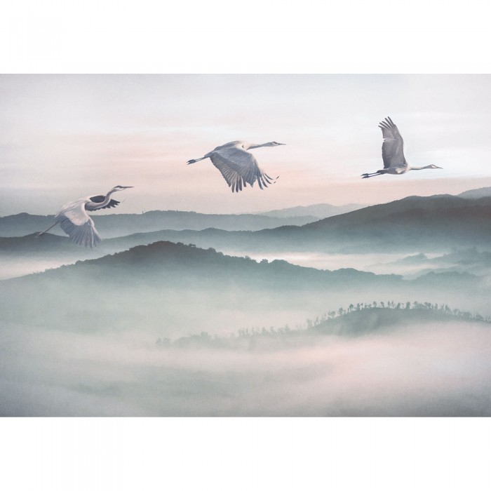 Φωτοταπετσαρία Τοίχου KOMAR "Mystic Cranes" σειρά "ΙΝΚ" 400x280cm INX8-083